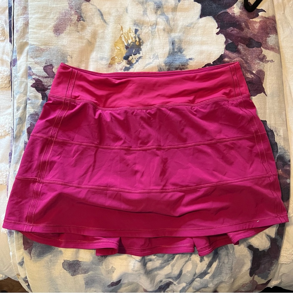 NWOT LULULEMON PACE RIVAL PINK MAGENTA SKORT